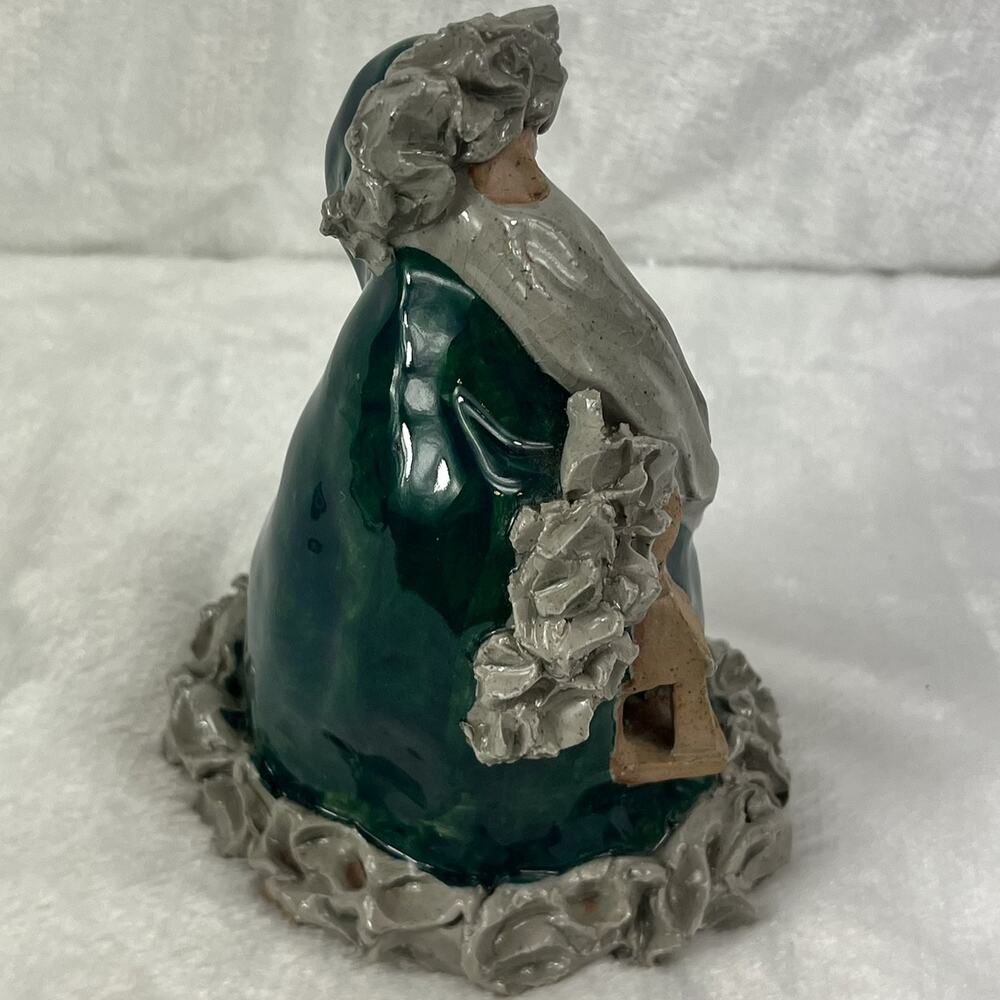 1995 Cynthia A. Signed Santa Ceramic Sculpture Limited Edition 23/200 Handmade - Picture 2 of 11